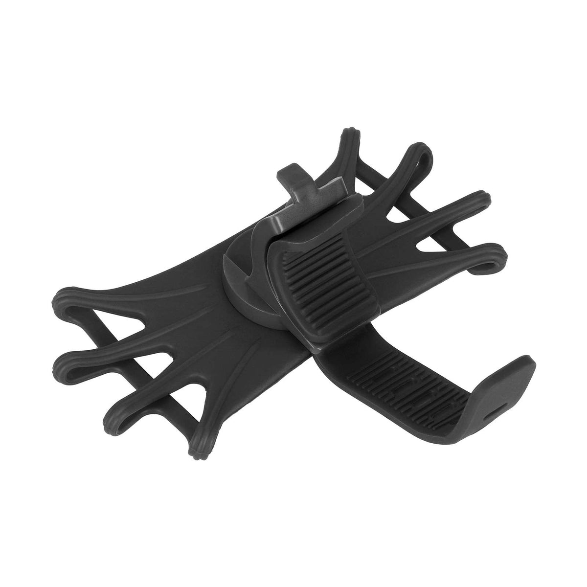 Support Téléphone Silicone Noir Orientable 360°, vue 5