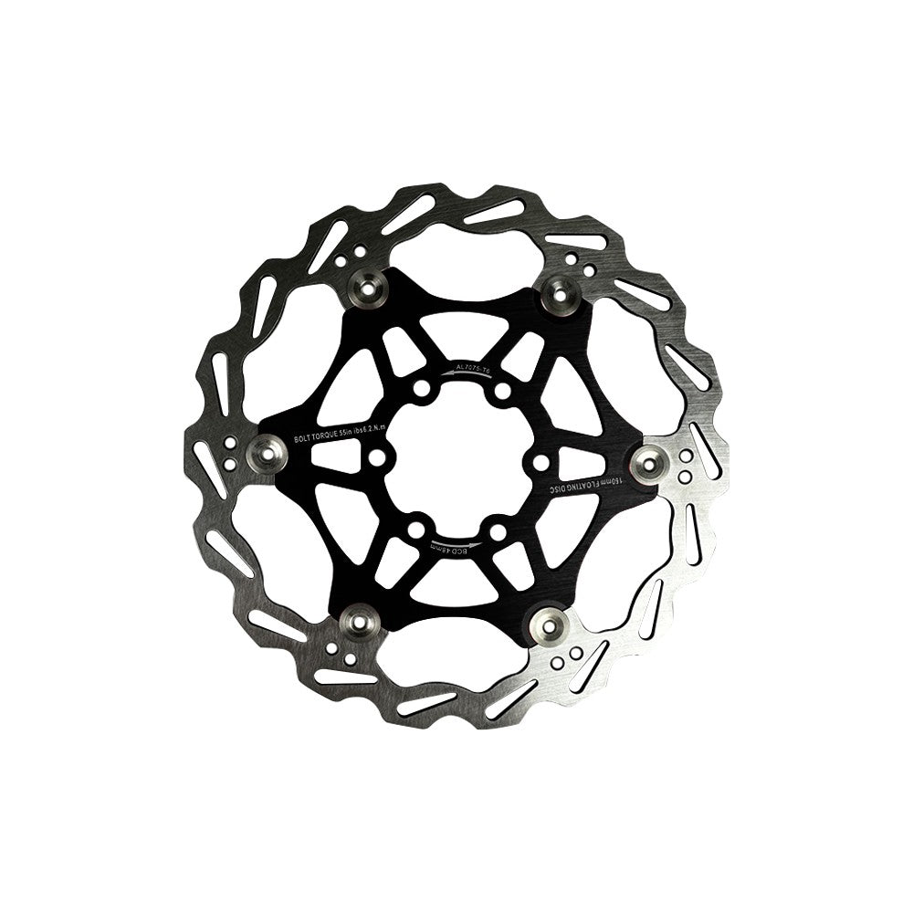 Disque de Frein Flottant 160 mm Entraxe 48 mm pour Trottinette Électrique
