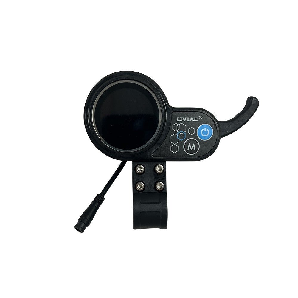 Compteur LCD 36V-60V Pour Trottinette/vélo électrique - Afficheur Noir - Compatible Avec JP Et Autres Modèles - 7