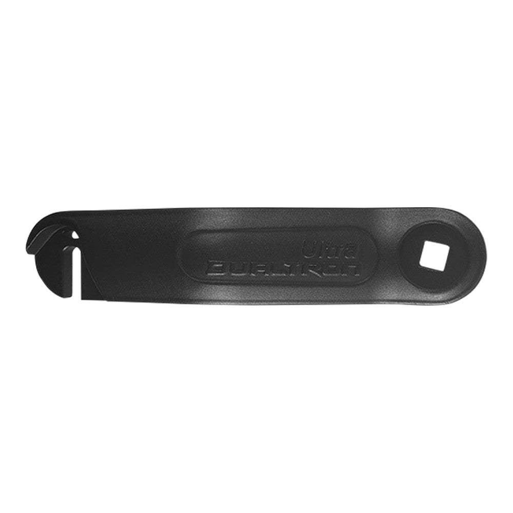 Bras de fourche arrière noir estampillé Dualtron Ultra vu de profil