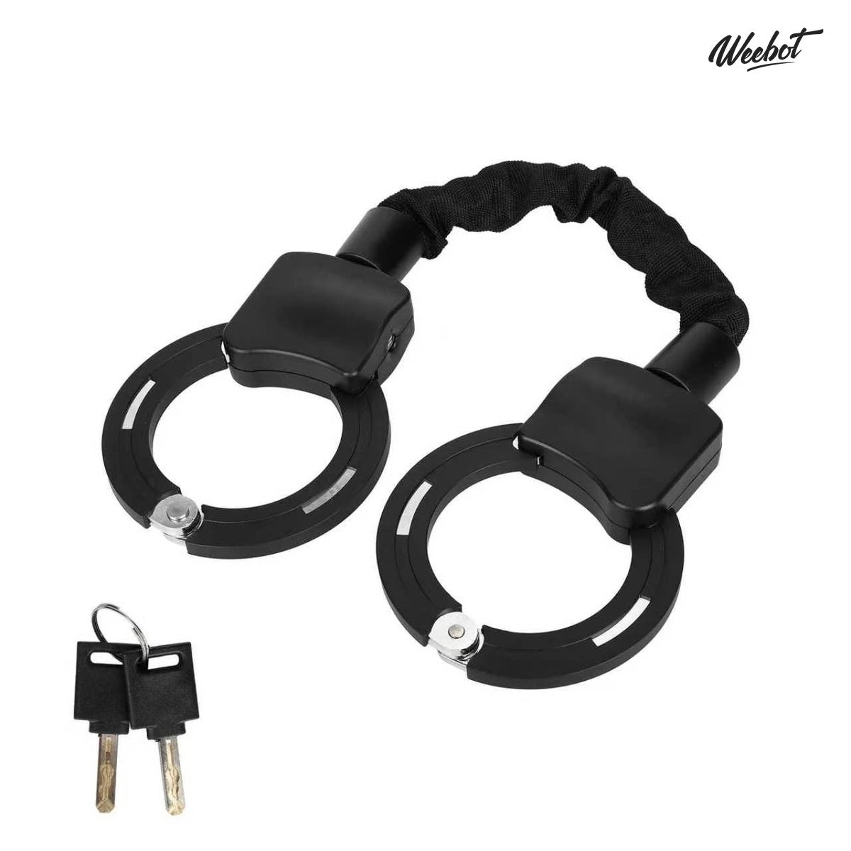 Antivol menottes avec chaine et 2 cles - Pack Gold