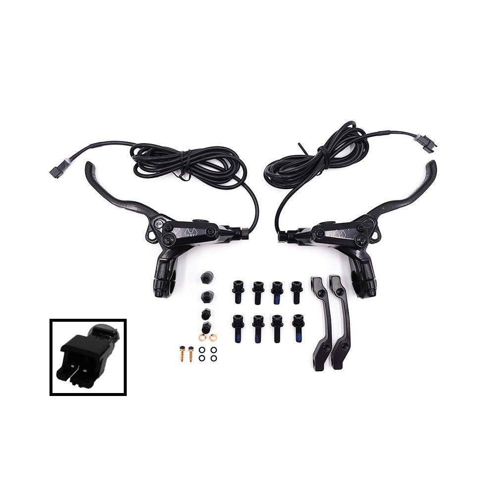 Kit Freins Hydrauliques 4 Pistons FRV avec Connecteur SM (1x AR Gauche / AV Droite + 1x AR Droite / AV Gauche) - Weebot