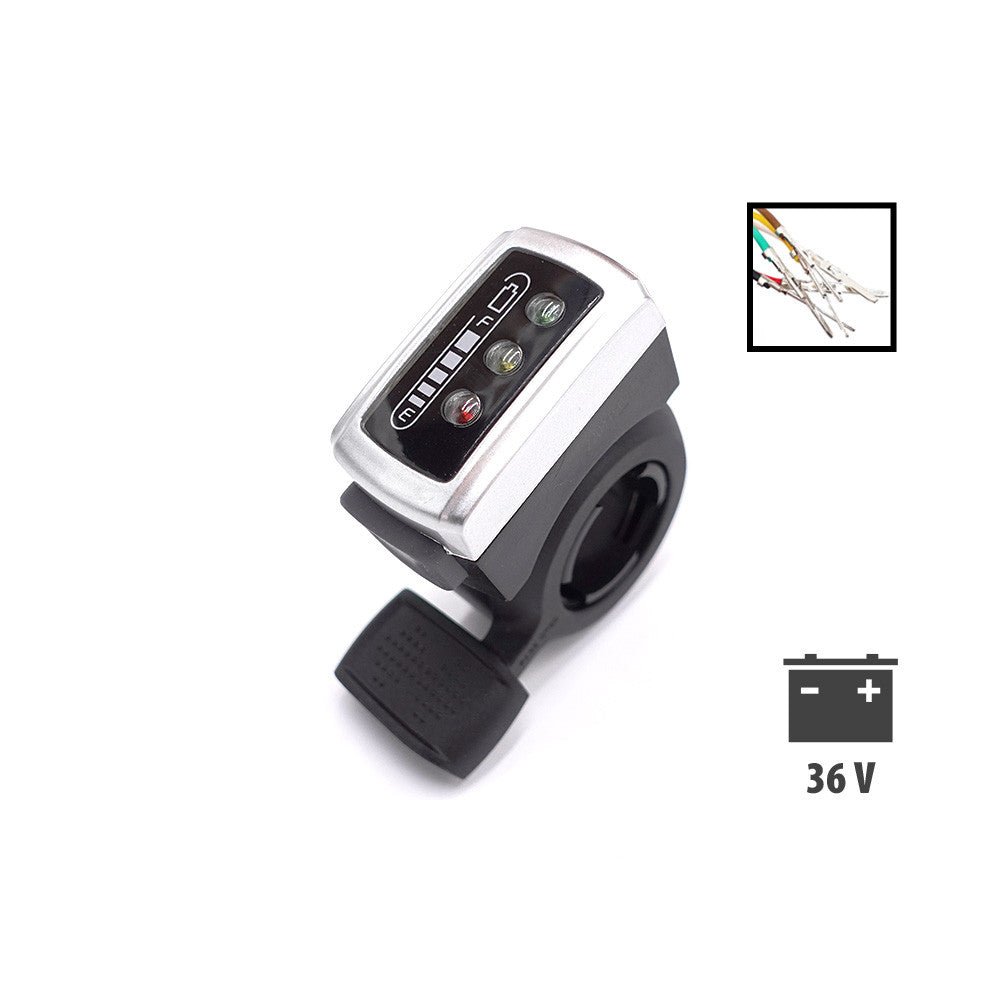 Gâchette Accélérateur Indicateur Batterie 36V pour Draisienne Électrique - Weebot
