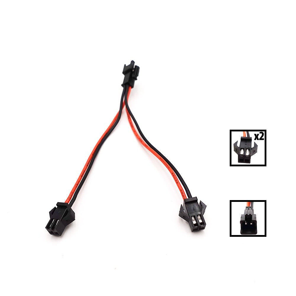 Lot De 4 Câbles En Y électriques 1 Femelle Vers 2 Mâles - Pré-isolés, Pour Auto/moto 12V/24V, Connexion Dérivation - 5