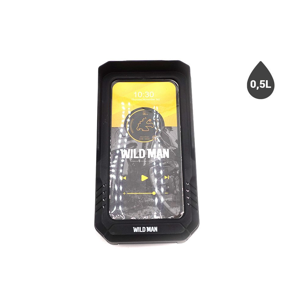 Sacoche Support Téléphone Fixe 0,5L IPX6 Wildman pour Vélo et Trottinette Électrique - Weebot
