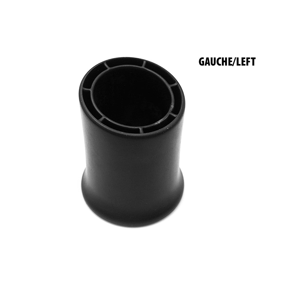 Entretoise gauche noire pour trottinette électrique vue de trois-quarts