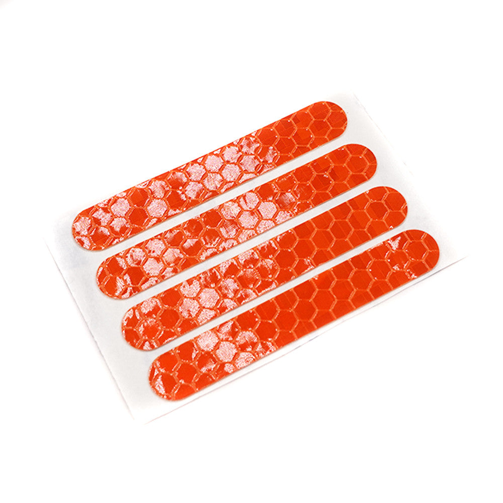 Stickers Latéraux Réfléchissants Orange pour Trottinette Électrique