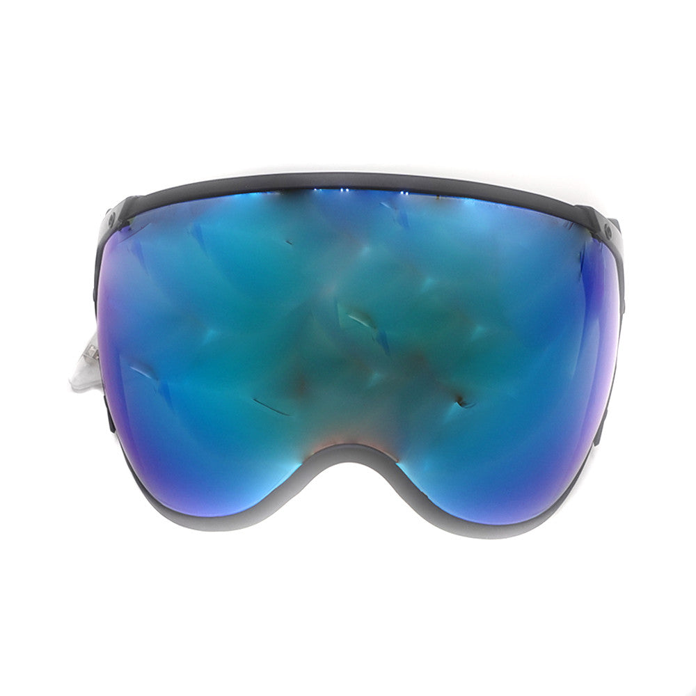 Visière de Casque Jet Bleu pour Trottinette Électrique