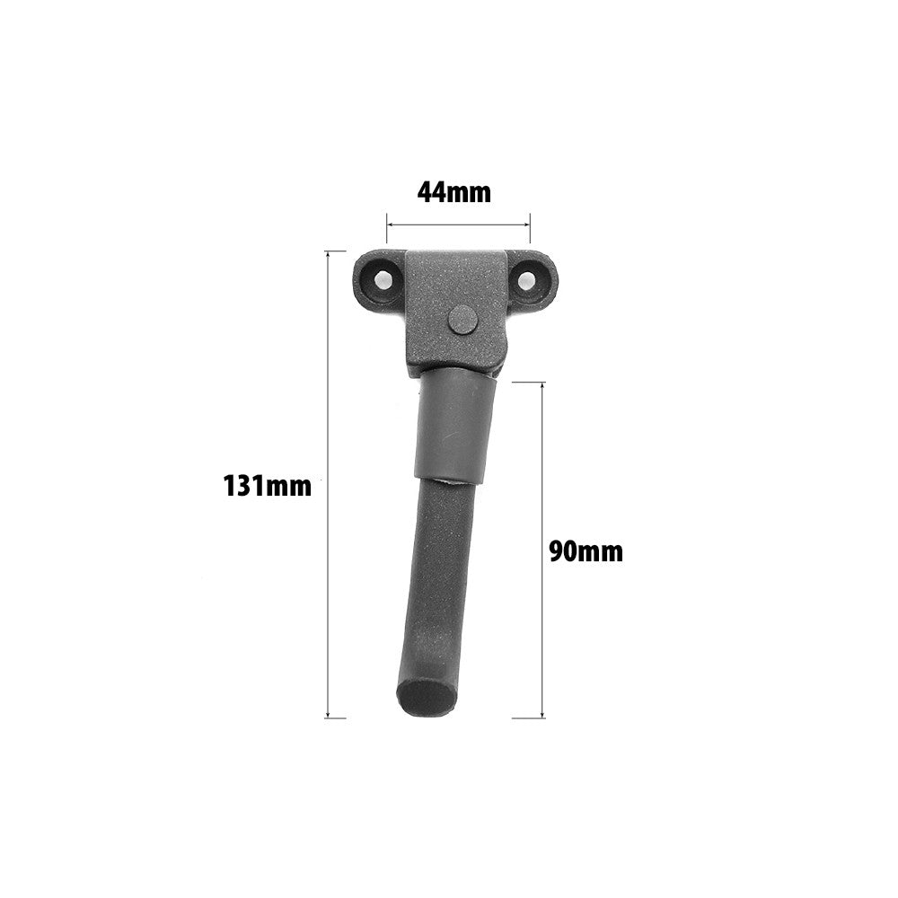 Béquille noire pour trottinette électrique Xiaomi 5 Pro avec ses dimensions