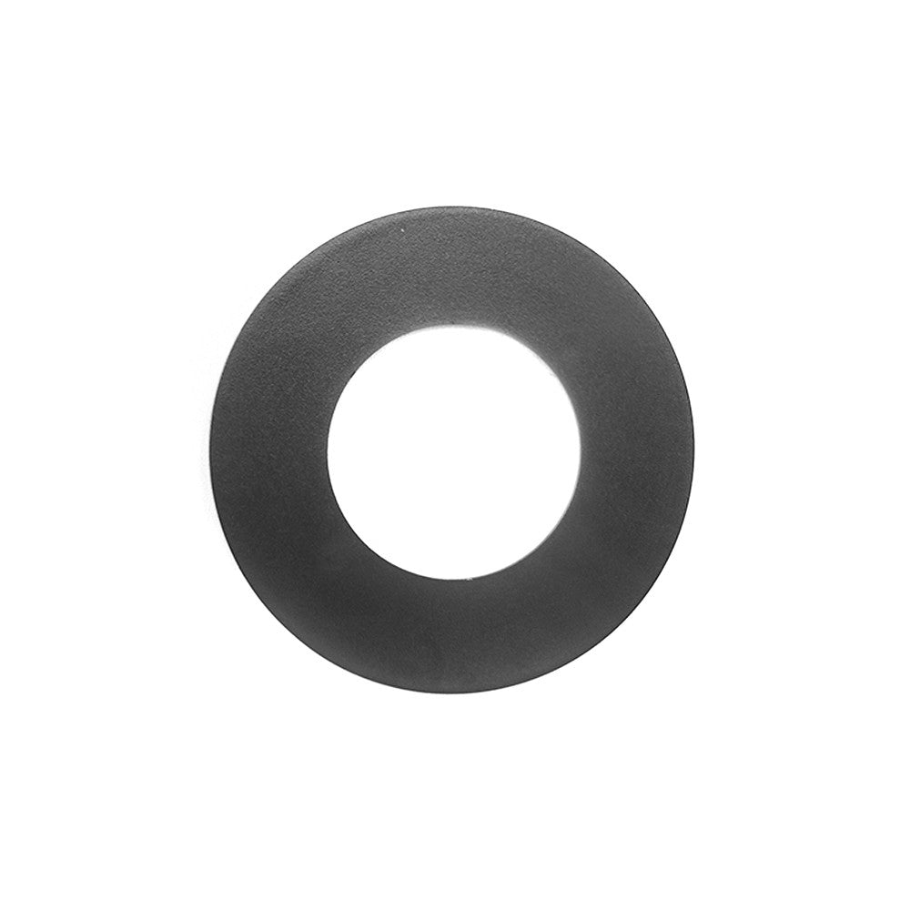 Cache poussière rond noir pour trottinette électrique Xiaomi 5 Pro vu de face