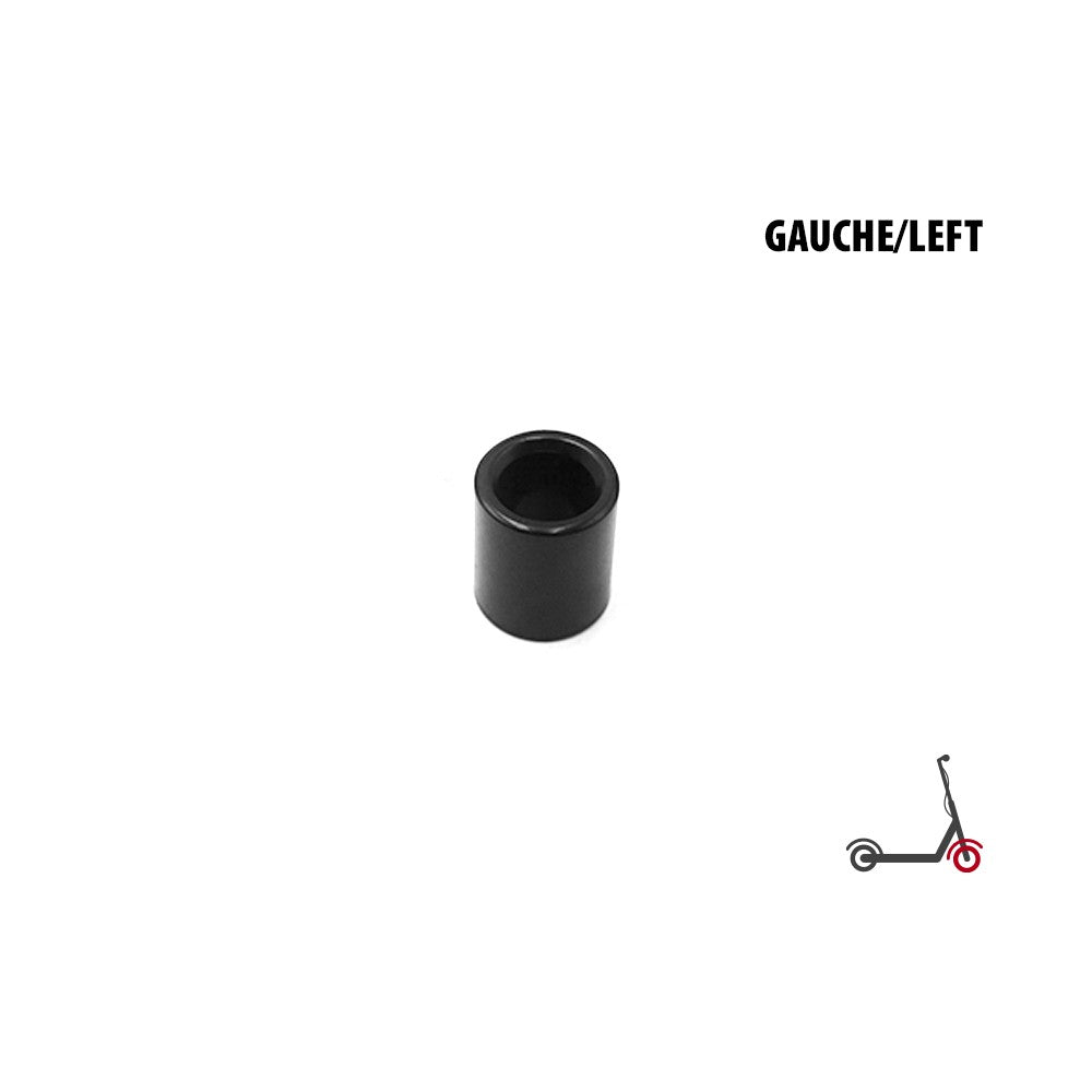 Entretoise de roue avant gauche noire pour trottinette électrique KuKirin G2 Max