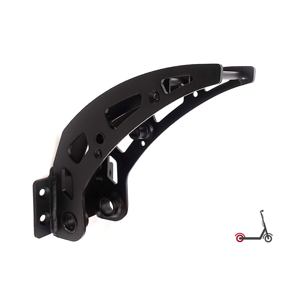 Cale-pied arrière en métal noir pour trottinette électrique KuKirin G2 Pro