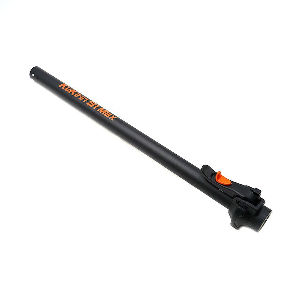 Potence noire avec logo KuKirin S1 Max et mécanisme de pliage