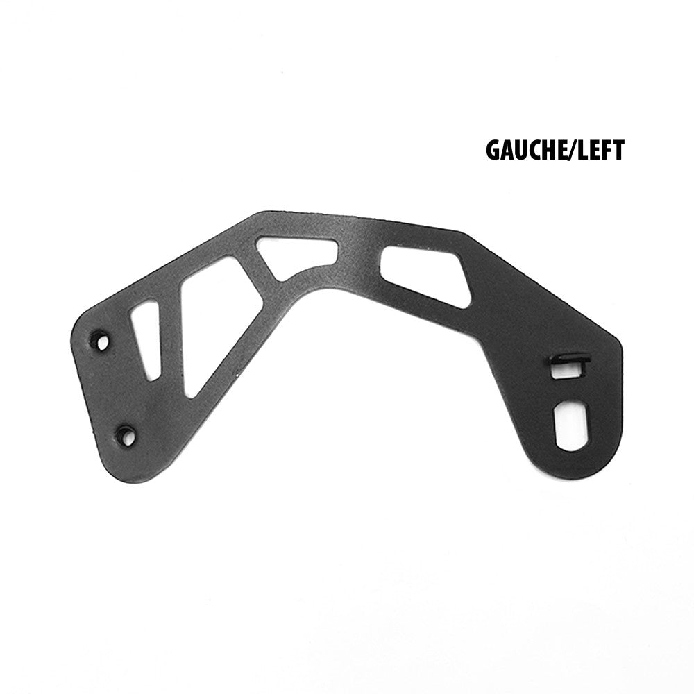 Support de garde-boue gauche noir pour trottinette électrique