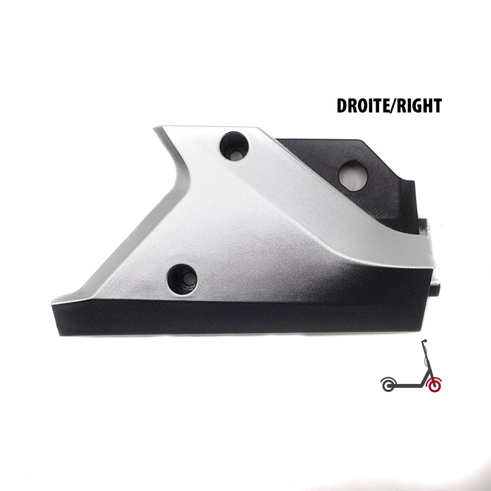 Cache avant droit gris et noir pour trottinette électrique