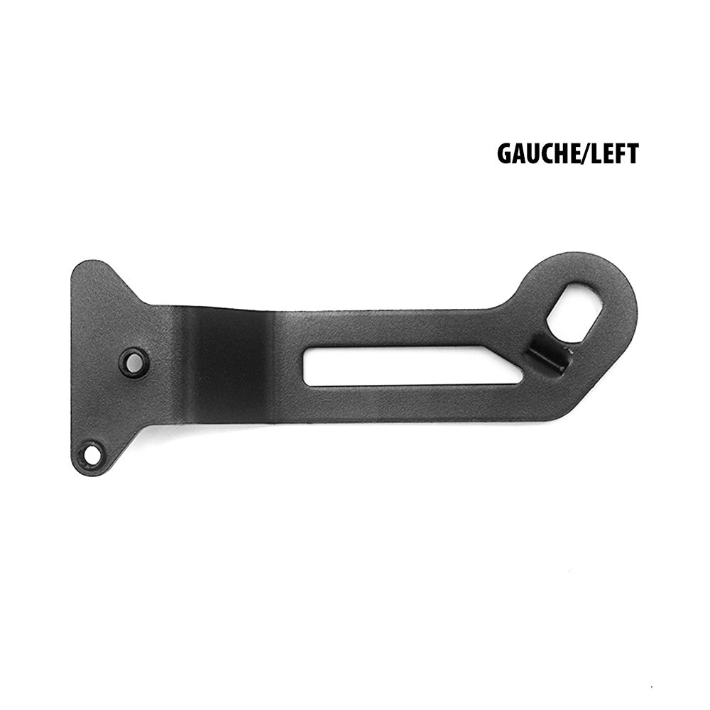 Support de garde-boue gauche noir pour trottinette électrique