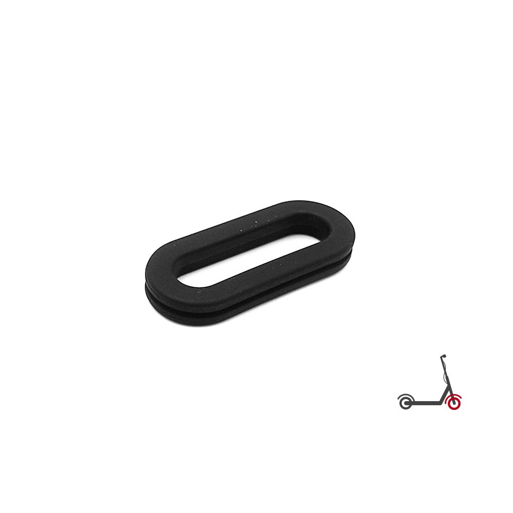 Pass-câble oblong en caoutchouc noir pour trottinette électrique