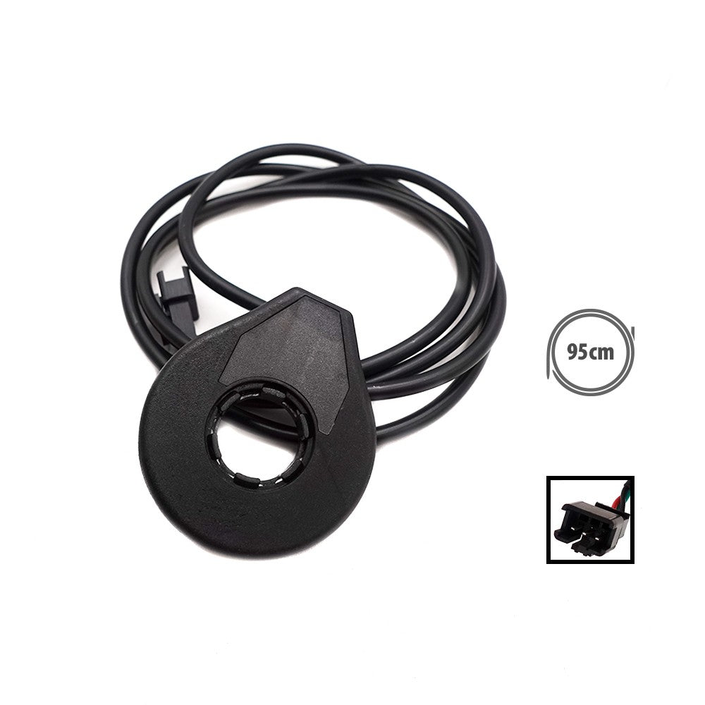 Capteur de pédalage noir 12 signaux avec câble de 95 cm et connecteur à 3 broches