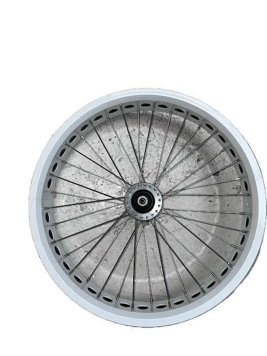 Jante Blanche Avant (Jante, Rayons, Entraxe) pour Vélo Électrique Garrett Miller Z, X et CIty - Weebot