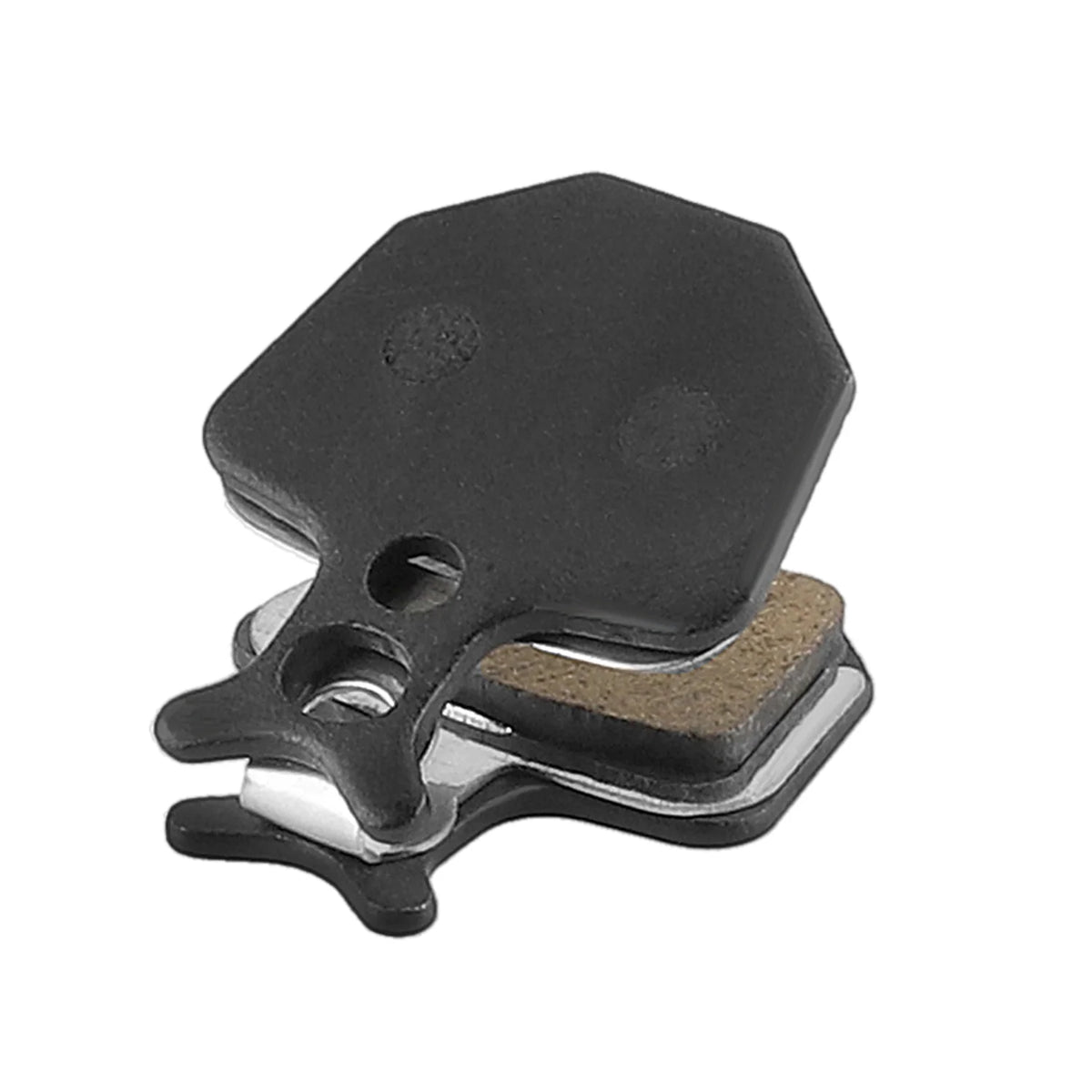 Plaquettes de frein semi-métalliques noires avec leur ressort de maintien