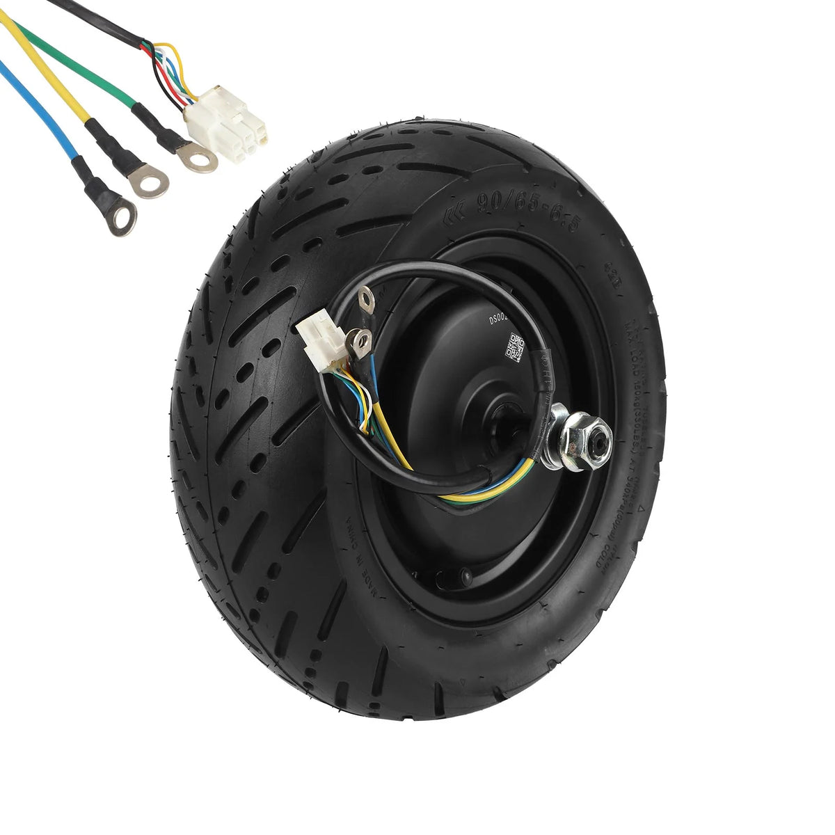 Moteur arrière de trottinette électrique équipé d'un pneu tubeless 90/65-6,5
