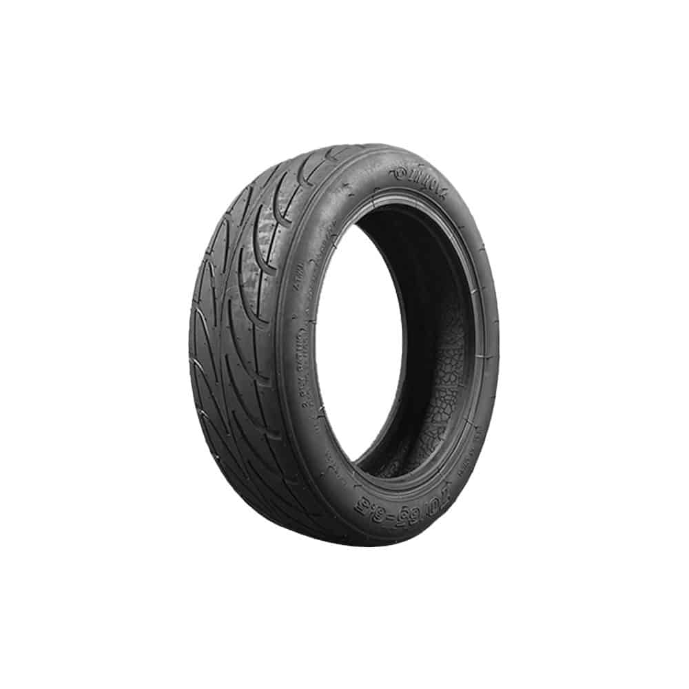 Pneu tubeless renforcé 70/65-6.5 pour trottinette électrique vu de trois-quarts