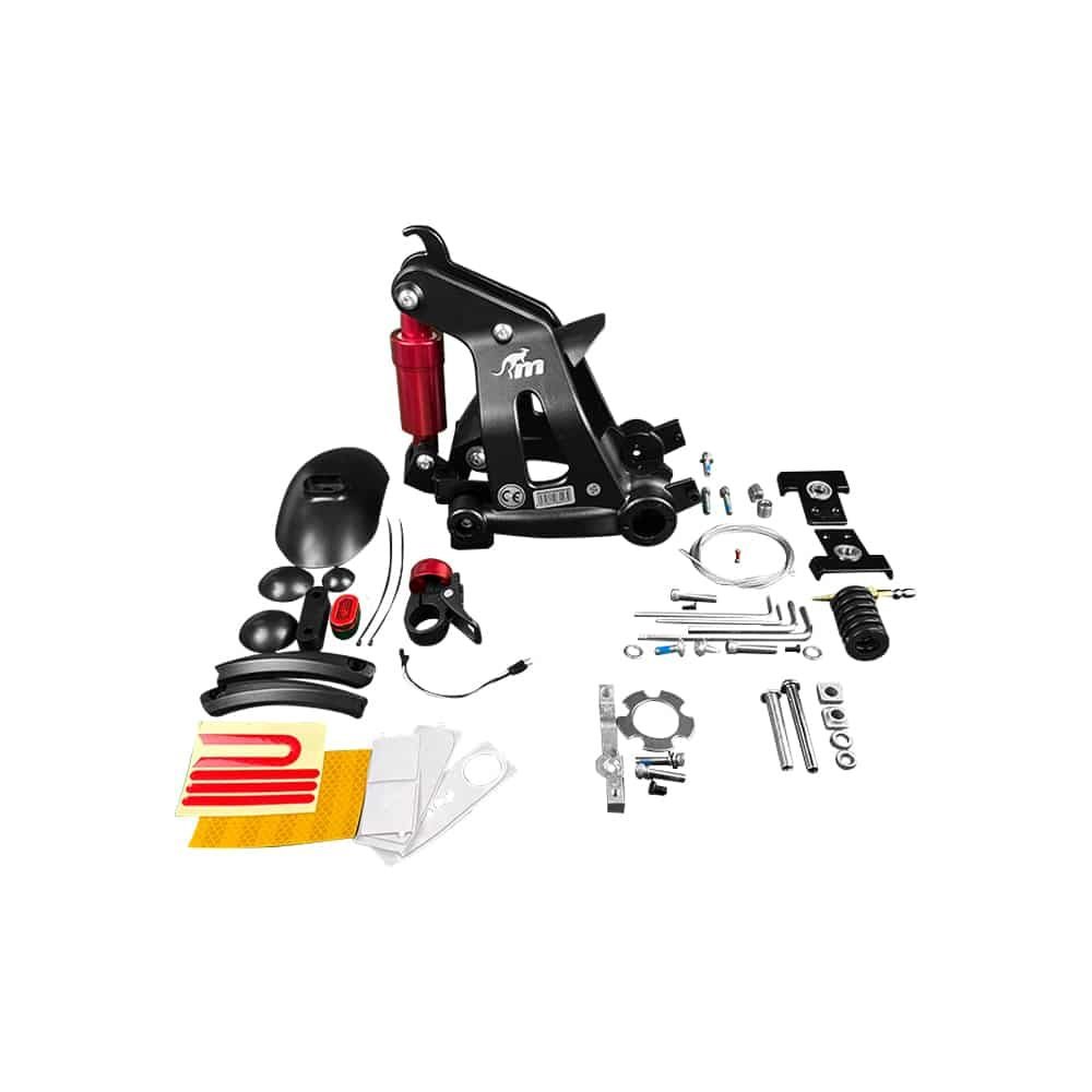 Suspension Arrière Monorim Noire et Rouge pour Trottinette Électrique Xiaomi - Weebot