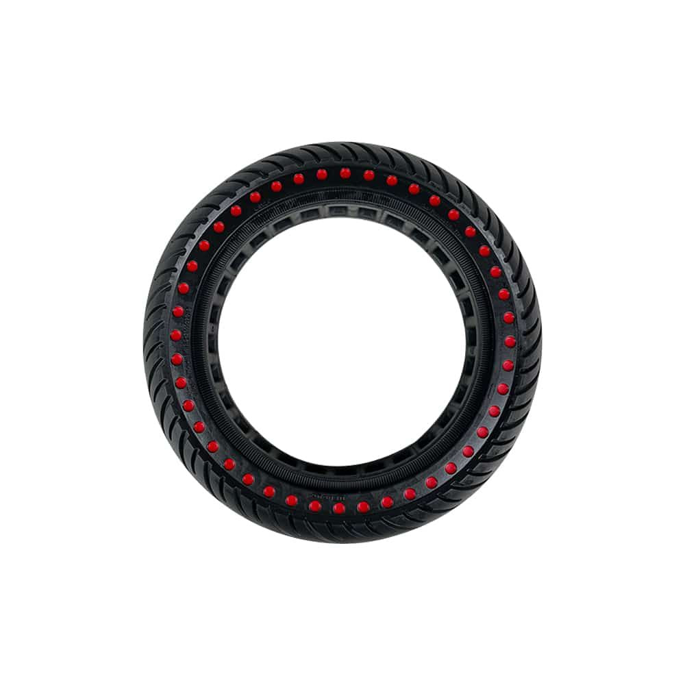 Pneu Plein 8.5x2 Rouge pour Trottinette Électrique