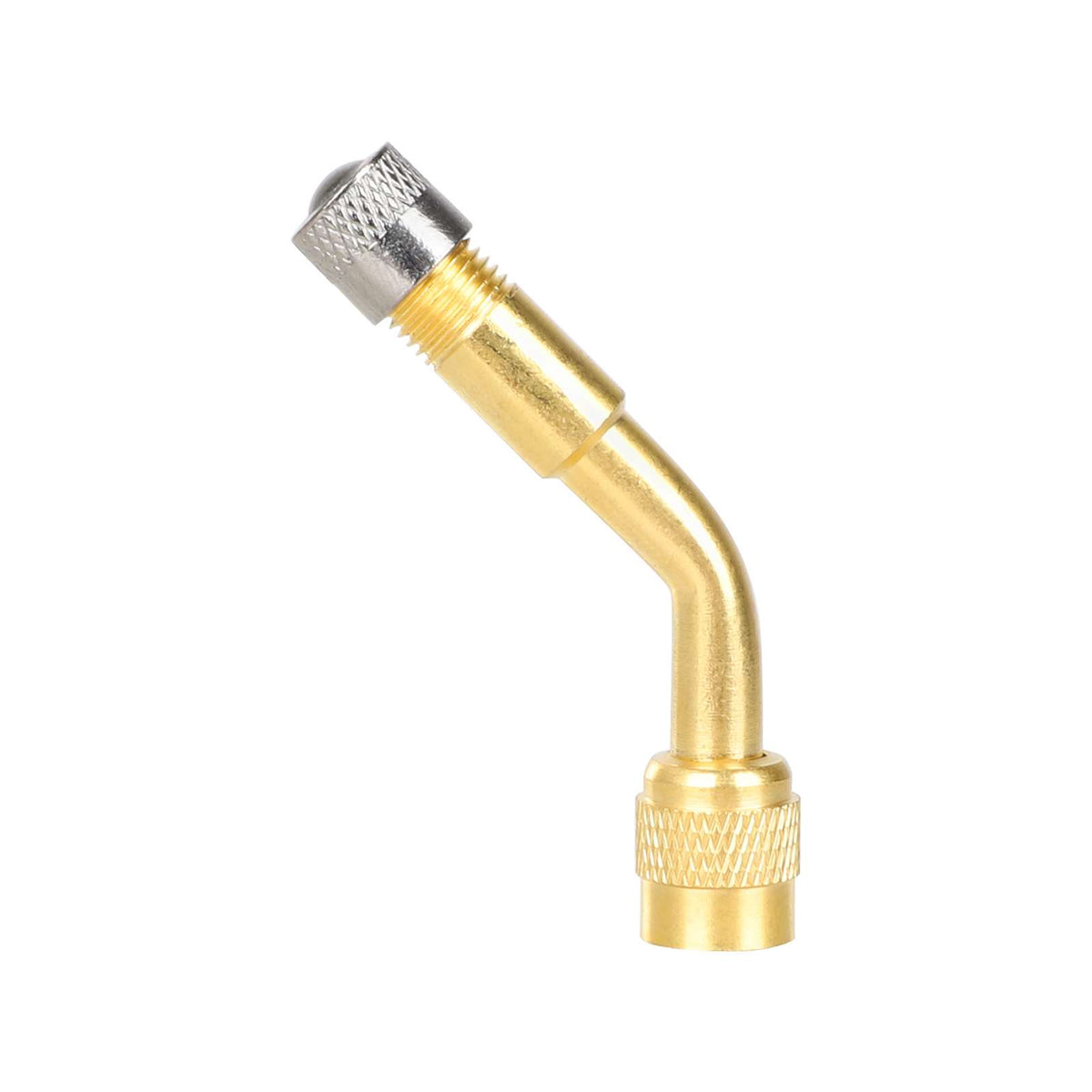 Rallonge de valve coudée à 135 degrés en métal or