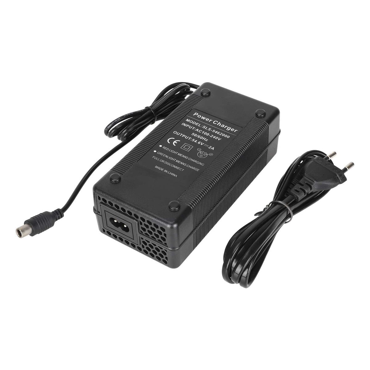 Chargeur 54,6V 2A Prise DC, vue 3
