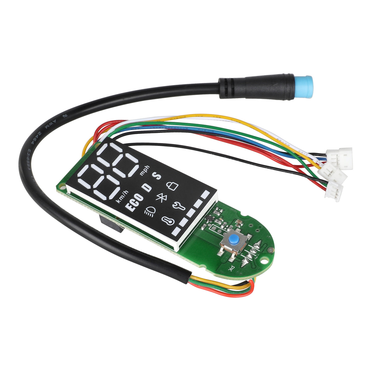 Carte électronique d'affichage Bluetooth avec écran LED et câblage de connexion