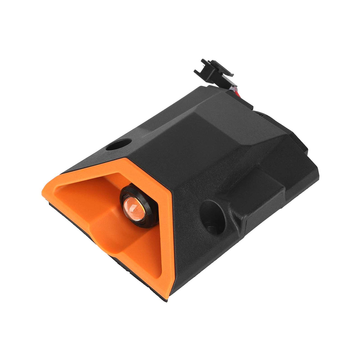Carénage avant droit noir et orange avec clignotant LED intégré