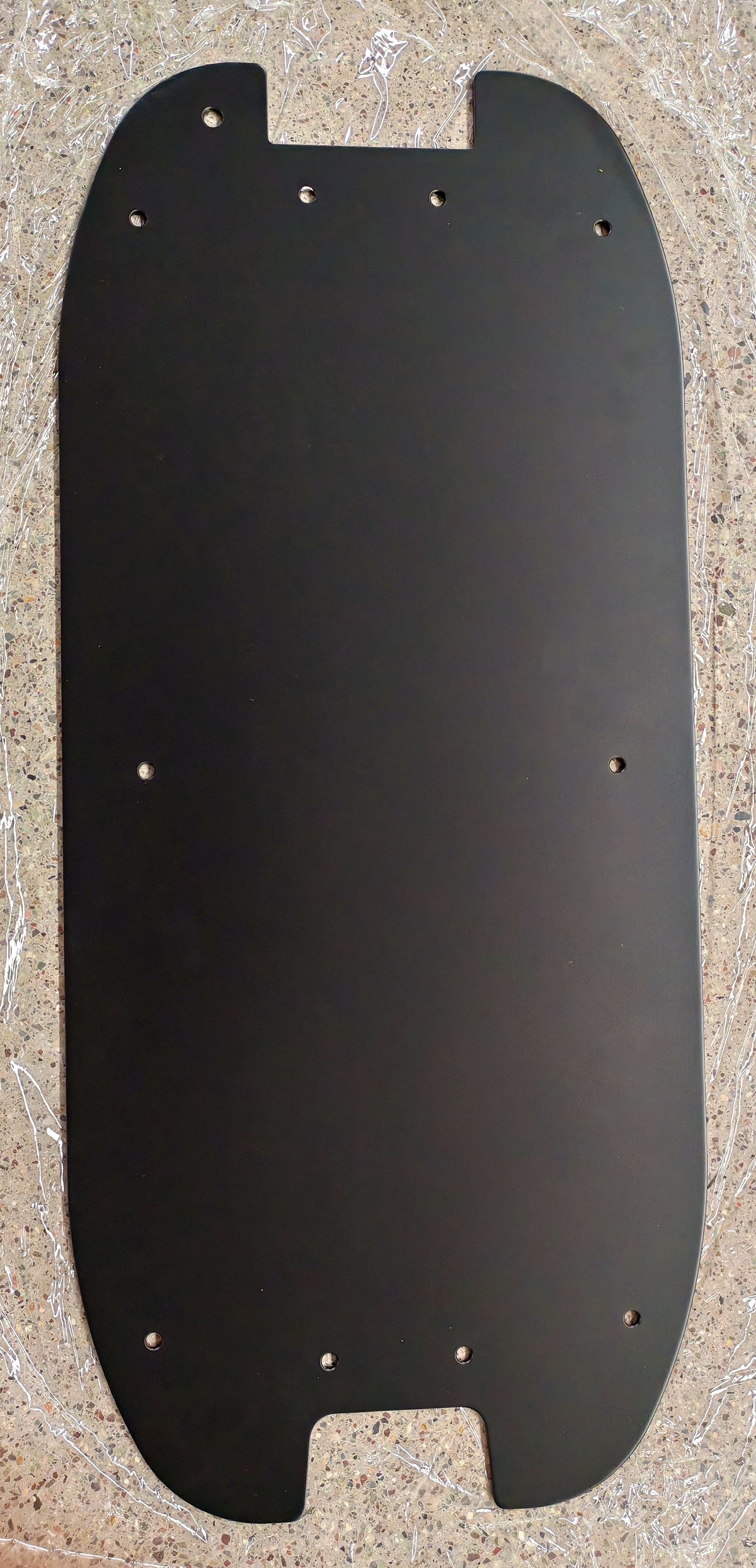 Plateau de deck noir pour trottinette électrique Dualtron Achilleus vu de dessus