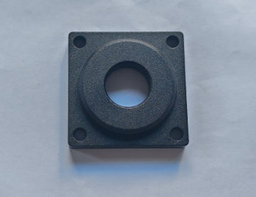 Cache latéral de suspension arrière noir pour Dualtron Sonic Alien vu de face