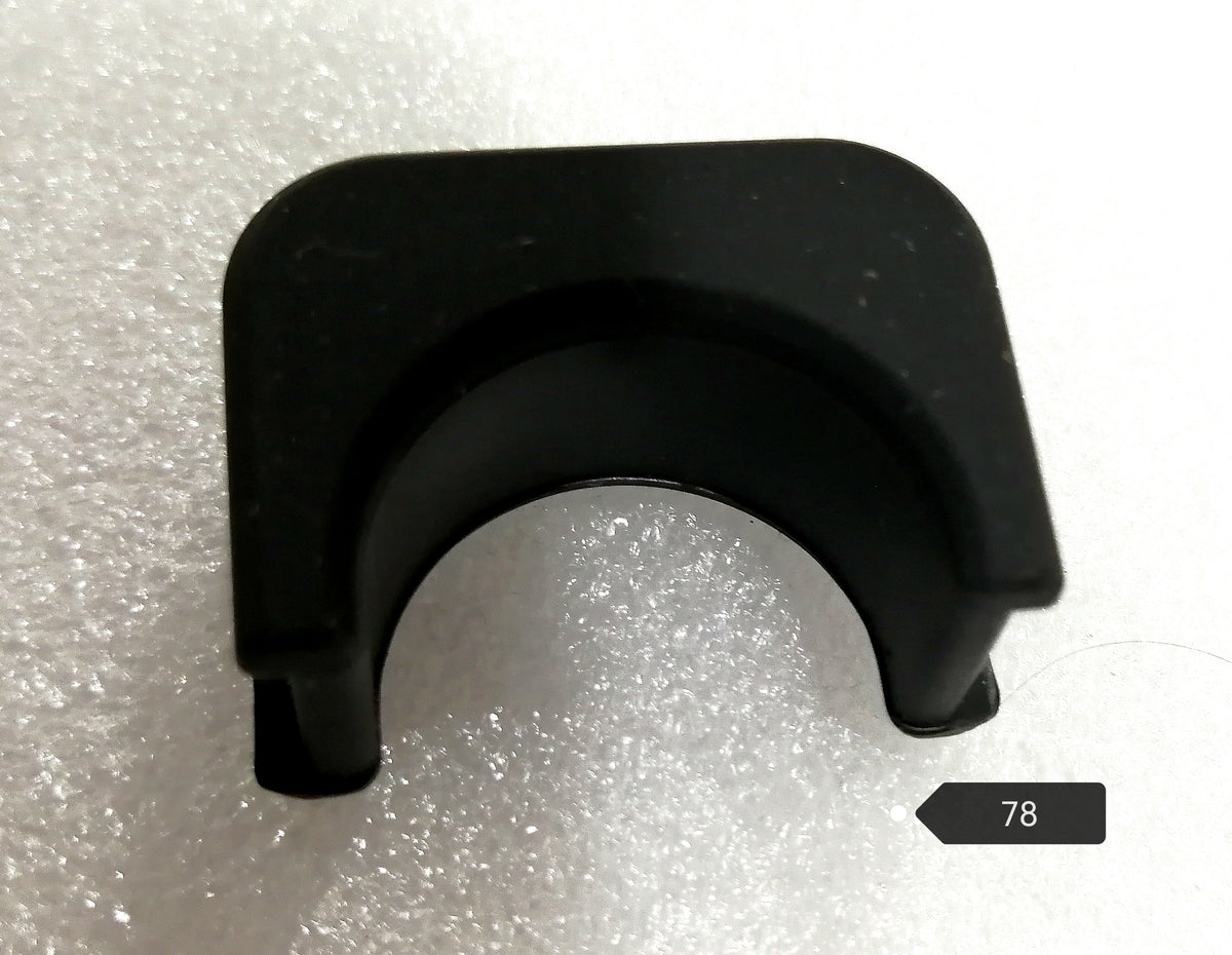 Bouchon étanche en silicone noir pour trottinette électrique Minimotors