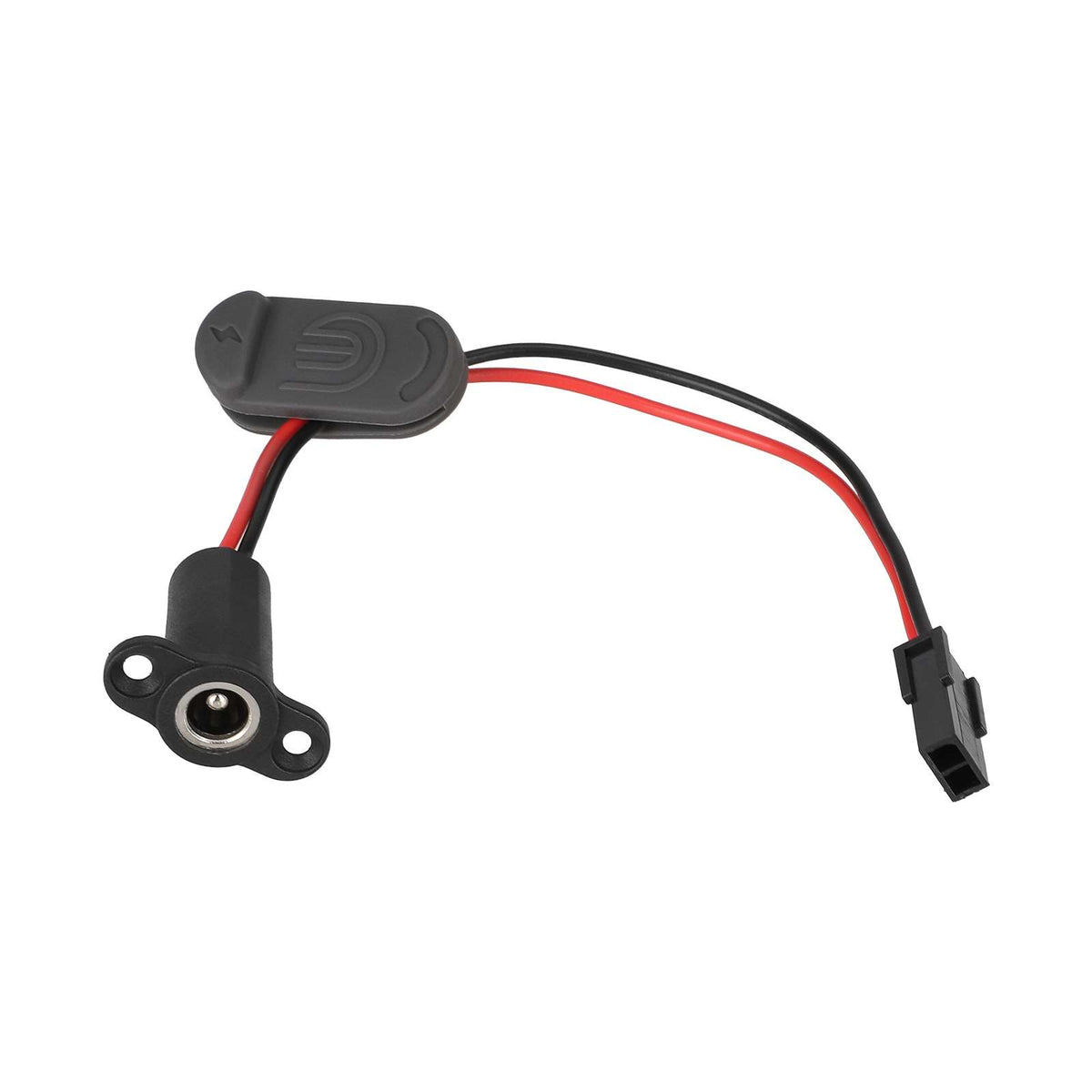 Port de charge DC2.1 d'origine avec cache étanche en silicone et câbles de connexion