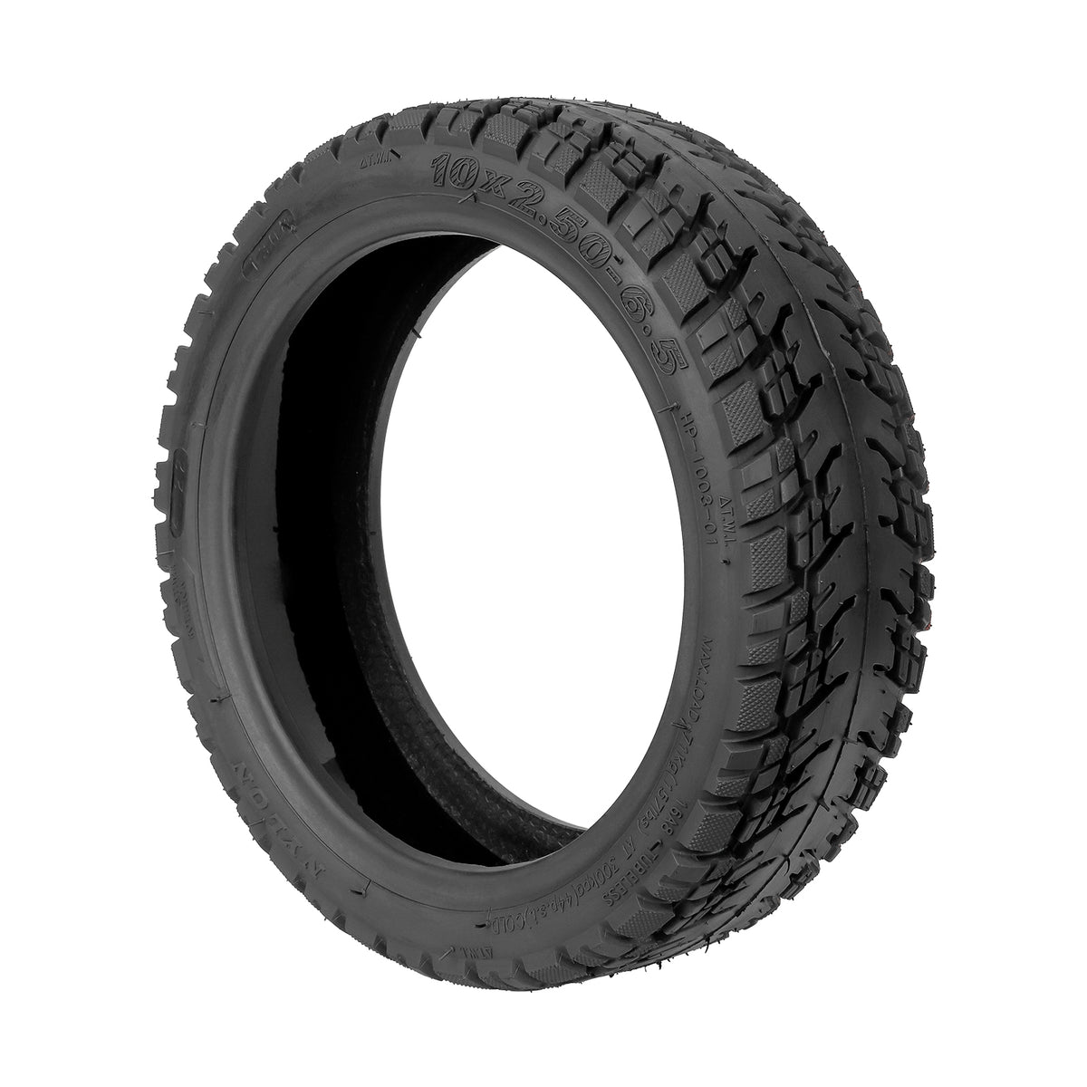 Pneu Tubeless Tout-Terrain 10 Pouces (10x2,50-6,5) Auto-Réparant avec Gel Anti-Crevaison, vue 5