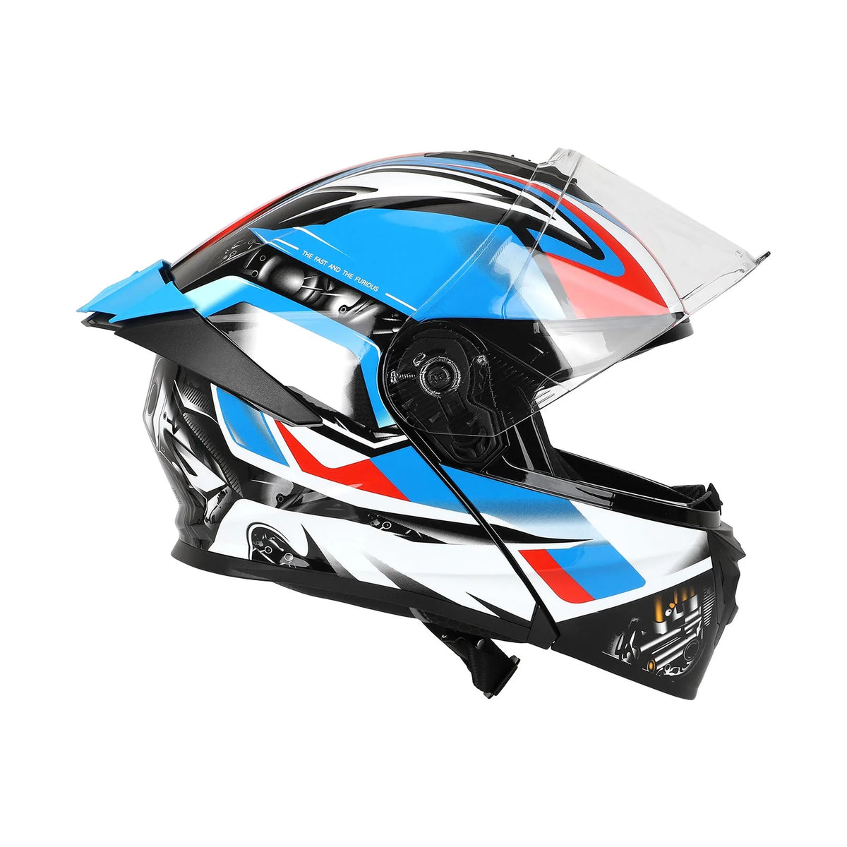 Casque Intégral Bleu Taille L (57-58 cm), vue 4