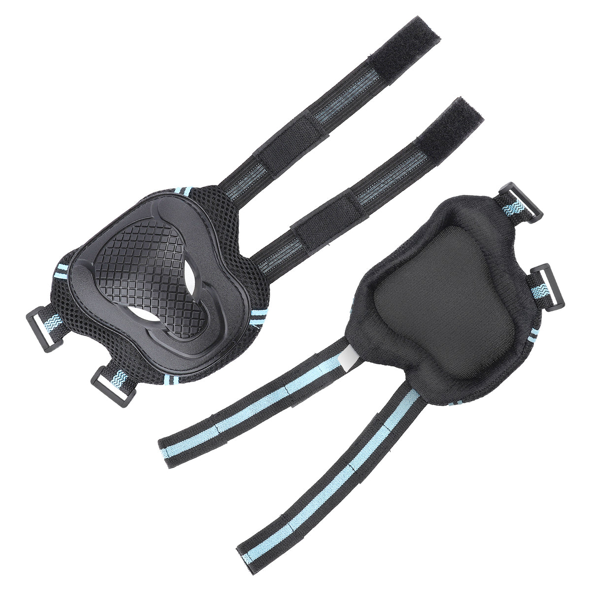 Protections Génouillères Coudières Protège-Poignets Taille M Noir et Bleu, vue 6