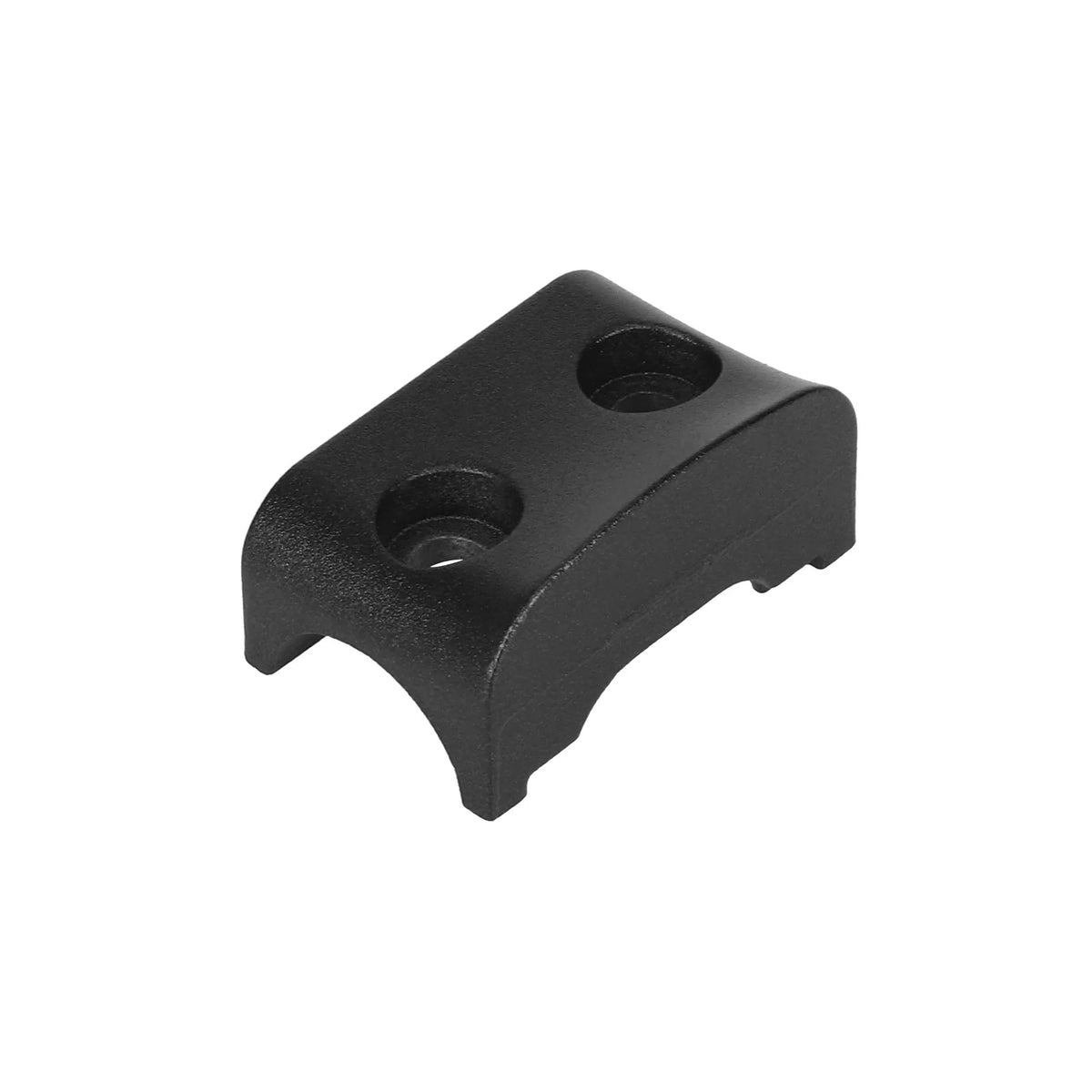 Support de guidon d'origine noir pour trottinette électrique vu de trois-quarts
