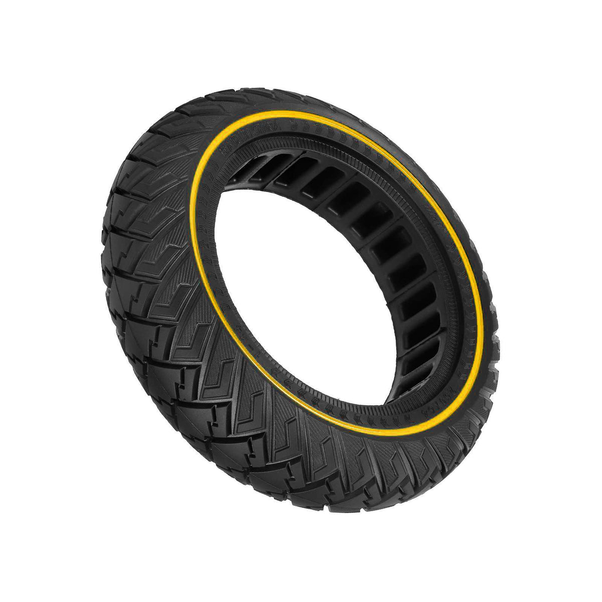 Pneu Plein Tout-Terrain 10 Pouces (250x64) Jaune
