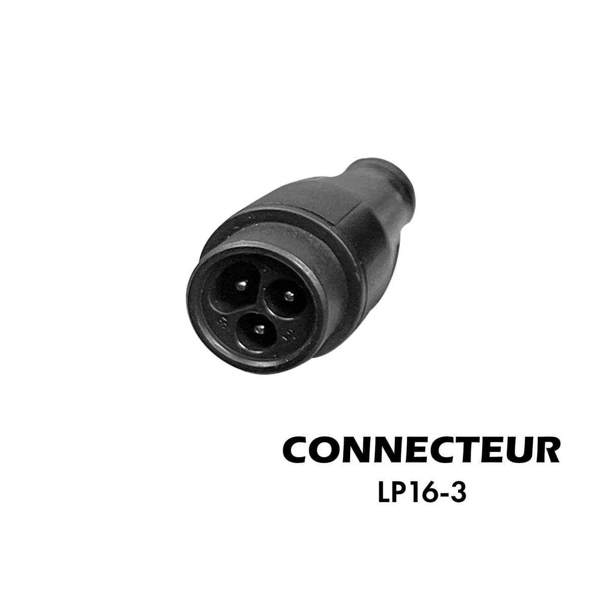 Pack Chargeur 48V 2A avec Adaptateur GX16 vers LP16-3 pour Trottinette Électrique