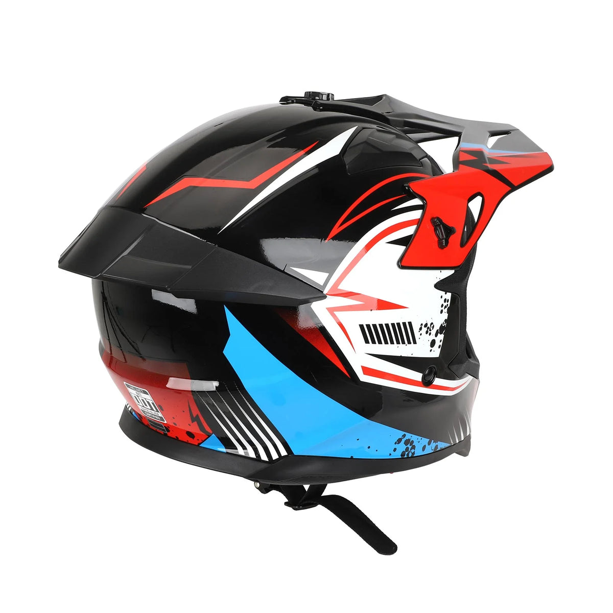 Casque Intégral VTT et Off-Road Rouge Taille L, vue 4