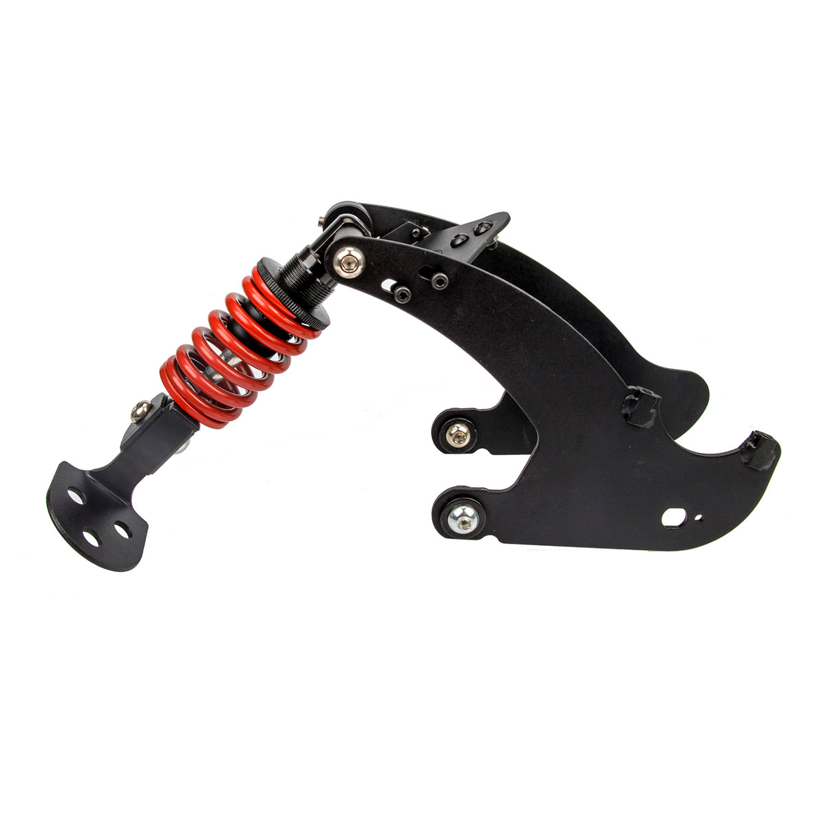 Suspension Arrière Noir et Rouge avec Garde-Boue et Éclairage, vue 6