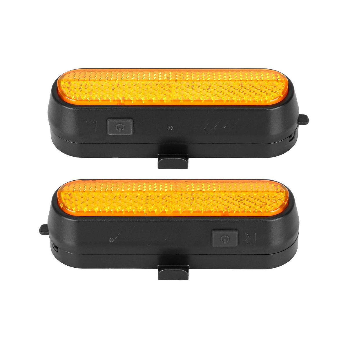 Kit Clignotants Rechargeables Sans Fil Jaunes et Rouges 2 Jeux avec Télécommande, vue 4