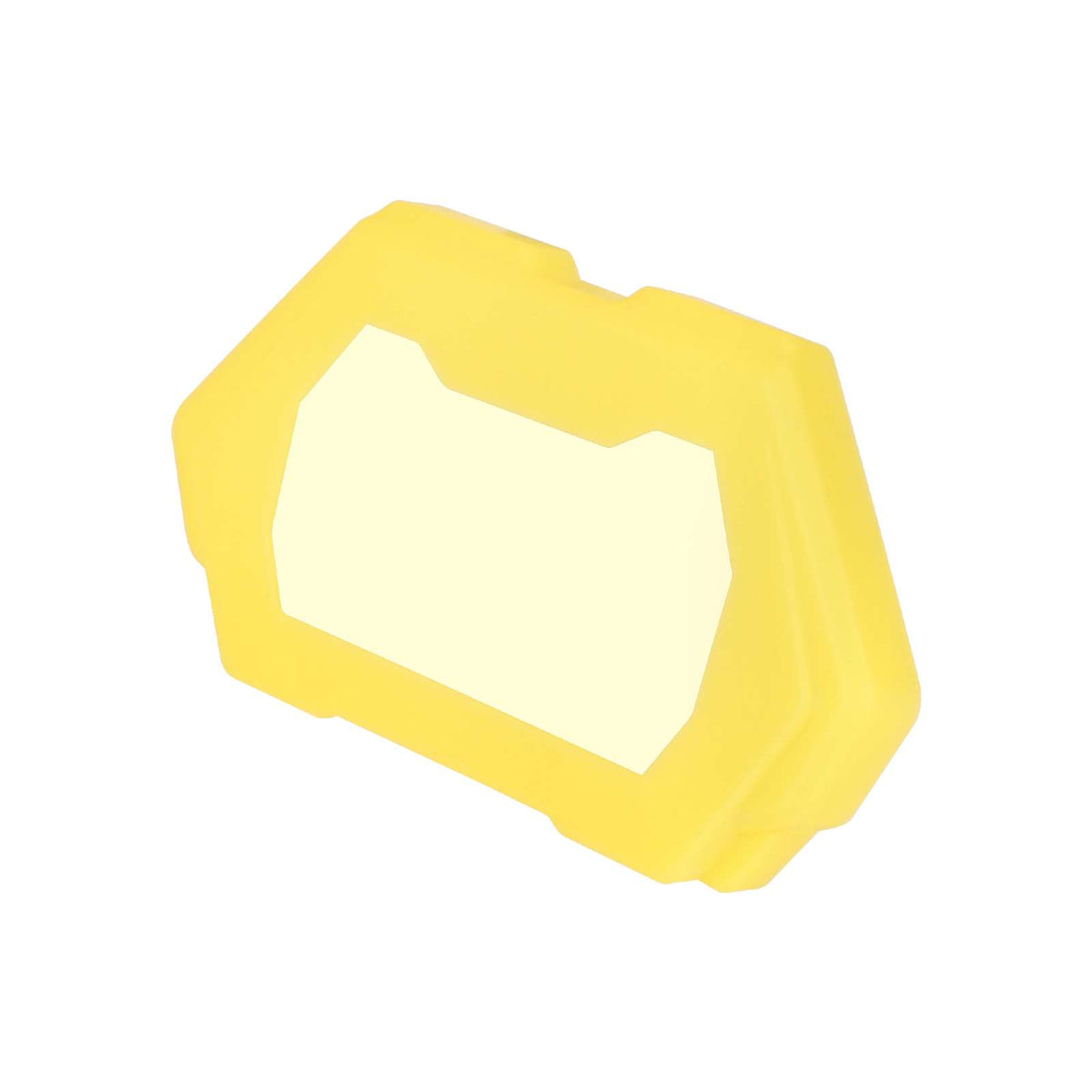 Housse de protection en silicone jaune pour écran d'affichage de trottinette électrique