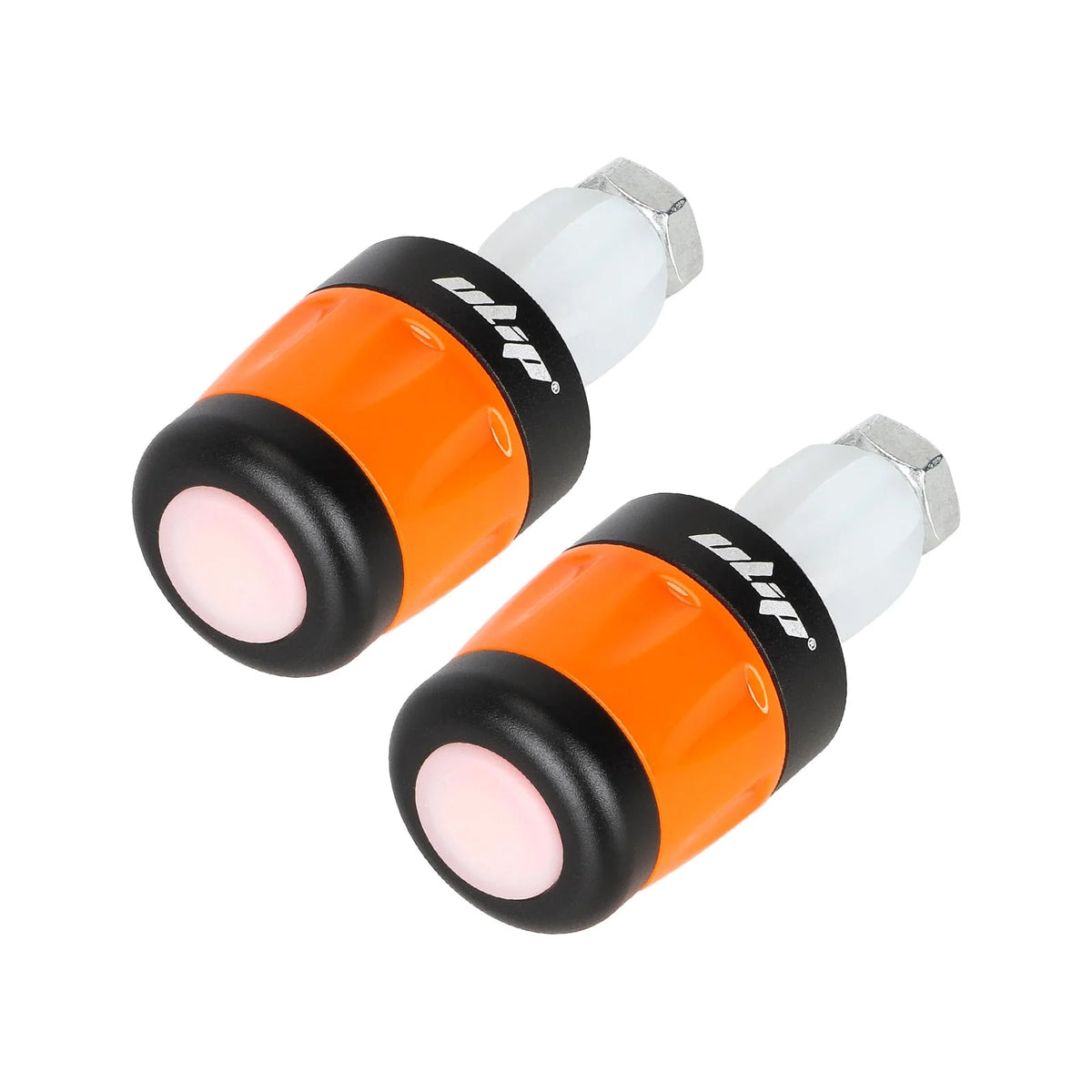 Embouts de Guidon avec Clignotants LED Rechargeables USB Noir et Orange, vue 3