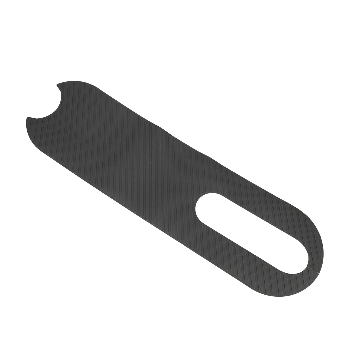 Grip de deck antidérapant en silicone noir avec motifs striés pour trottinette électrique