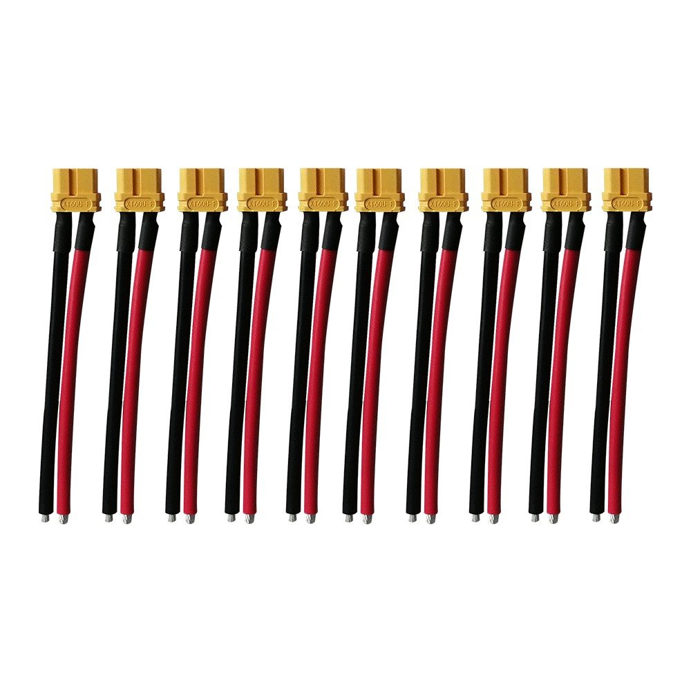 Câble Connecteur XT60 Femelle avec Câble 10 cm X10 pcs pour Trottinette Électrique - Weebot