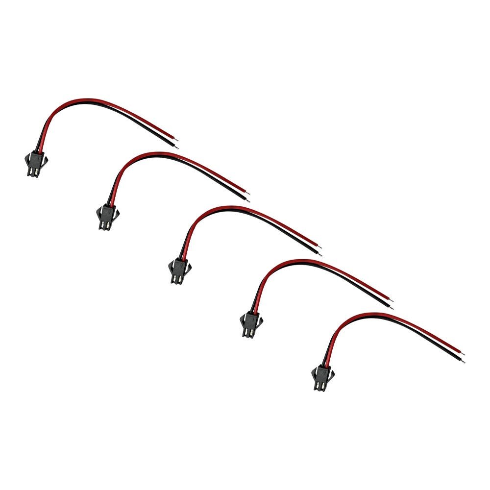Câble Connecteur Prise JST 2 Pins Femelle x5 pcs pour Trottinette Électrique - Weebot